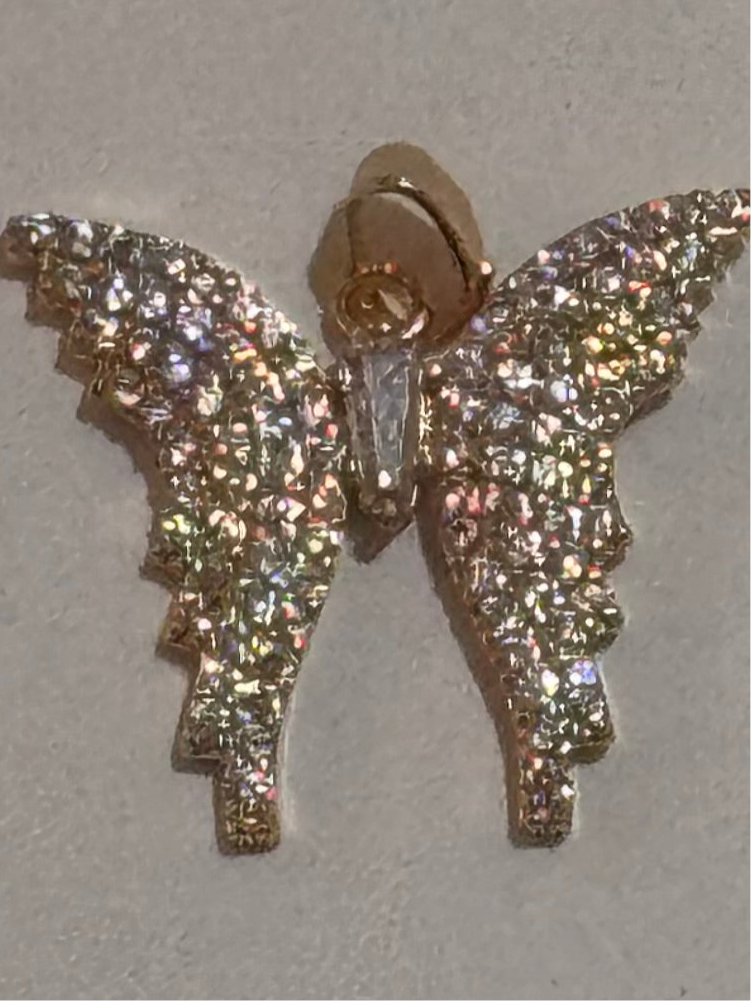 DIAMOND BUTTERFLY Charm