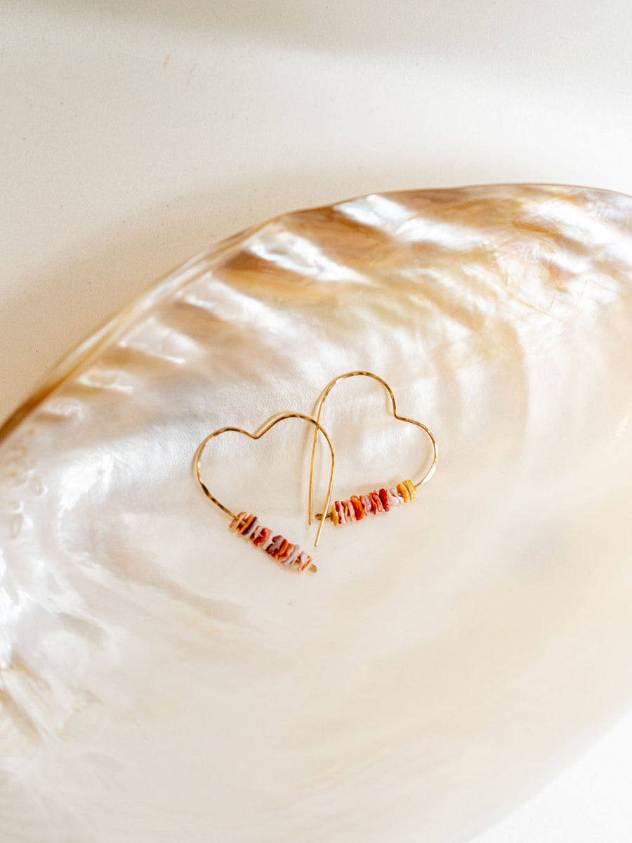 RAINBOW HEART Earring