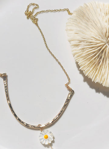 Daisy Horse Shoe Necklace